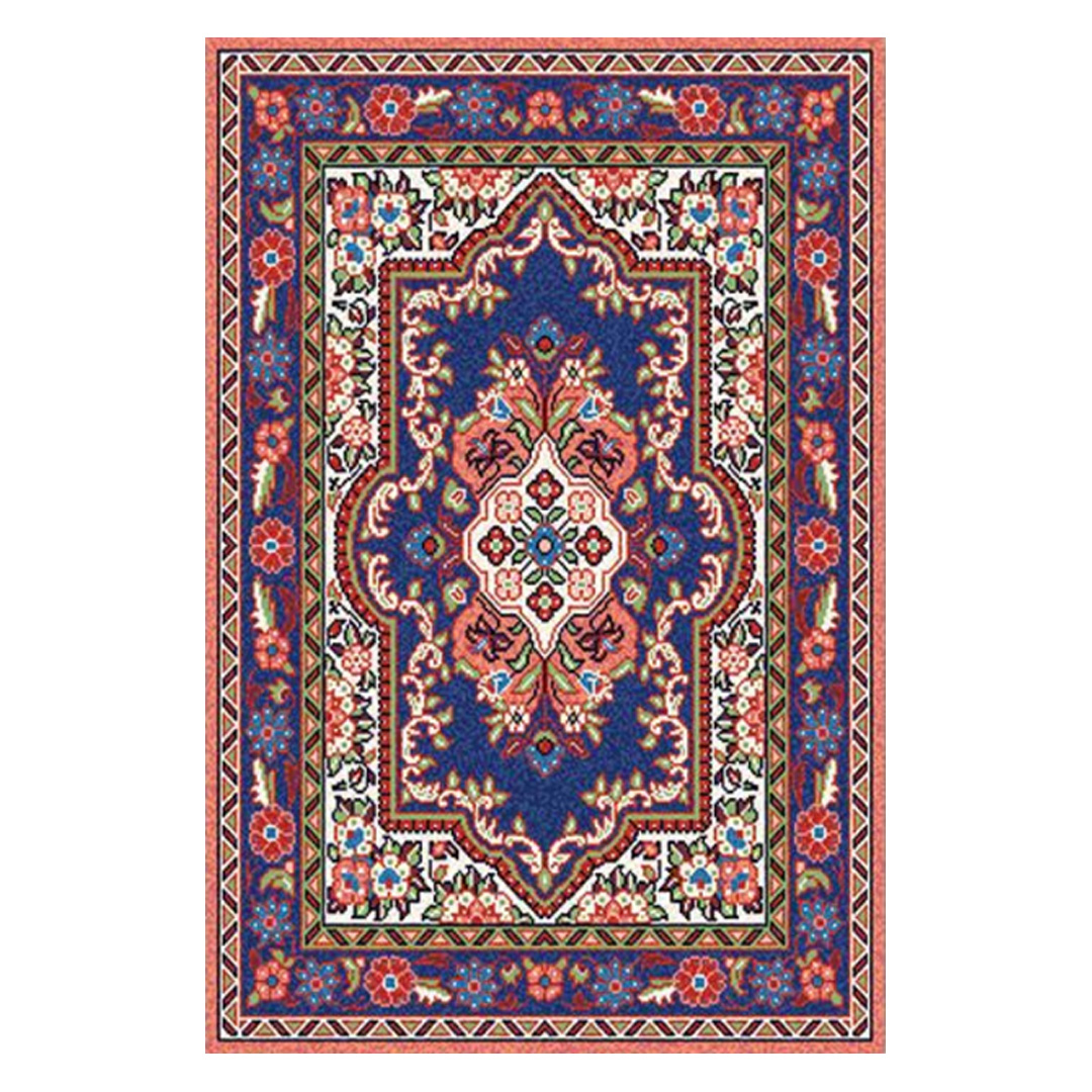 فرش مخمل نادی طرح سنتی کد o140