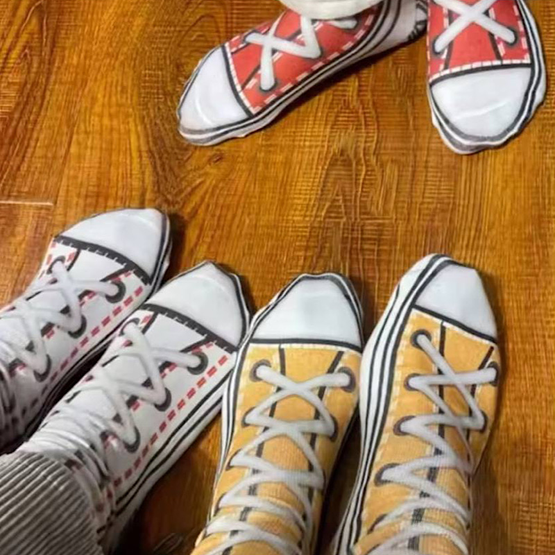 جوراب طرح کتانی آل استار