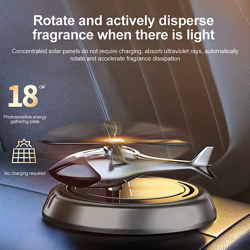 خوشبو کننده خورشیدی خودرو OKAJI طرح هلیکوپتر