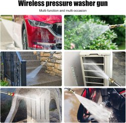 کارواش و سمپاش شارژی 3 حالته مدل 8106